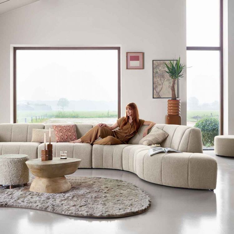 INHOUSE actieblok met een hoekbank