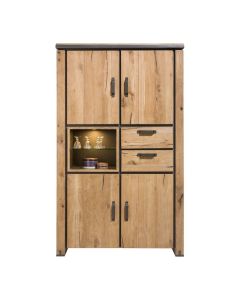 Henders-Hazel-bergkast-farmland-eiken-fineer-railway-brown-vooraanzicht