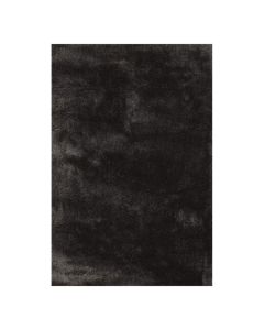 Donkergrijs vloerkleed Lagio 200x290 cm met zachte polyester structuur en subtiele kleurnuances
