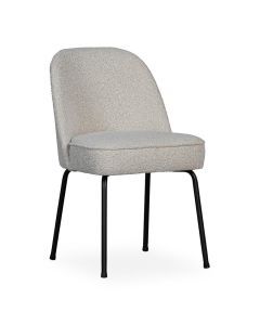 WOOOD Eetkamerstoel Vogue Boucl&eacute; Naturel