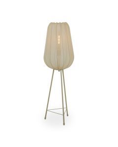 Trendhopper vloerlamp Plumeria zand 132cm