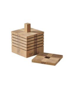 Pilat&Pilat Onderzetters Rodin Eikenhout