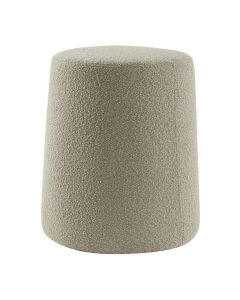 Light & Living Hocker Lauryn Bouclé Sand Hoog