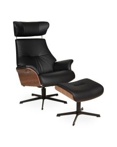 Conform Draaifauteuil Air hoge rug - inclusief hocker