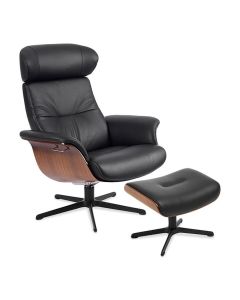 Conform Draaifauteuil Timeout Hoge Rug + Hocker