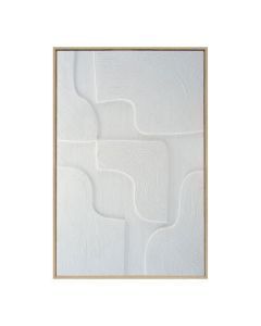 Ter Halle Wanddecoratie 3D Organisch 80x120 cm Wit