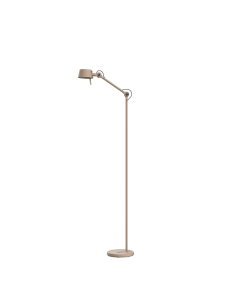 Beige design vloerlamp Bolt10 Floor met verstelbare arm en ronde voet