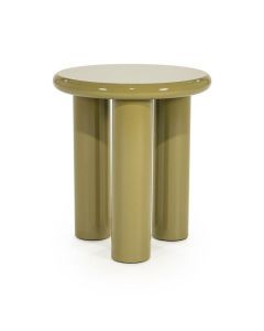 By-Boo bijzettafel Bloop groen met drie cilindervormige poten en ronde top
