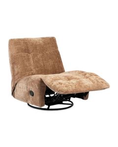 Relaxfauteuil Chill met verstelbare rugleuning en voetgedeelte in stof