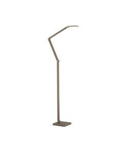 Samsky vloerlamp in brons met slank en verstelbaar design