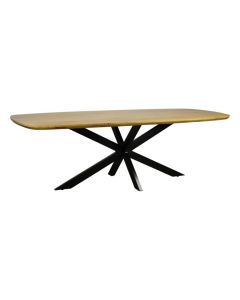 Eetkamertafel William Deens Ovaal naturel 260x110 cm