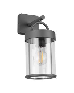 Almeria buitenwandlamp in antraciet schuin van voren