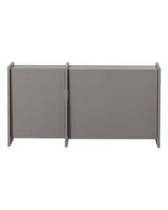WOOOD Brock tv-meubel 102 cm warmgrijs met gesloten deuren