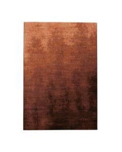  Vloerkleed Rumba 200x290 cm met kleurverloop van licht roestbruin naar donkerbruin in bovenaanzicht