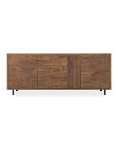 Geopend dressoir Otranto Midden van Profijt Meubel met twee deuren en drie uitgeschoven laden