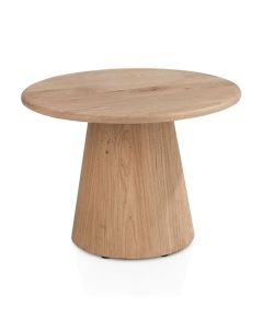 Henders & Hazel Ravello bijzettafel 60 cm in dune, vooraanzicht.