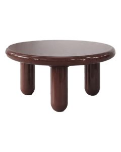 COCOmaison salontafel Mauro bordeauxrood vrijstaand vooraanzicht