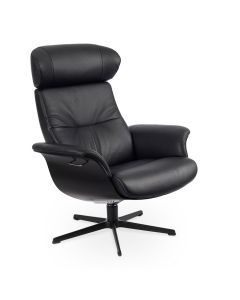 Conform Draaifauteuil Timeout zwart - Hoge Rug