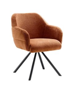 INHOUSE Draaibare Armstoel Mabely Cognac
