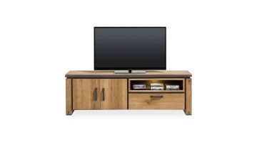 Henders-hazel-lowboard-farmland-tvmeubel-hout-grijs-antraciet-vooraanzicht