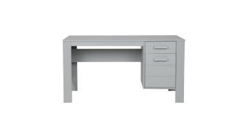 WOOOD Bureau Dennis Grenen Betongrijs Geborsteld