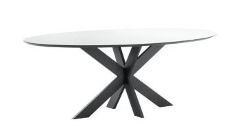 INHOUSE Eetkamertafel Ovaal Canarias Wit