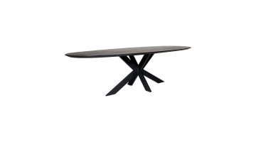 Eettafel Navio Eiken Mat Zwart