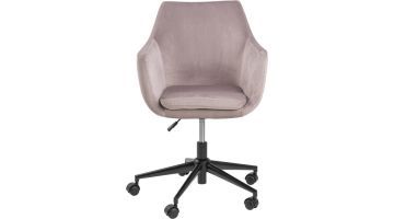 Trendhopper Bureaustoel Nore Velvet Dusty Rose