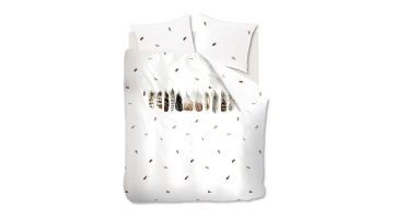 Marjolein Bastin Dekbedovertrek Wild Feathers Natural - 140x200/220 cm