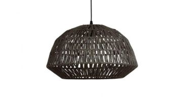 WOOOD Hanglamp Kace Zwart Ø 45cm