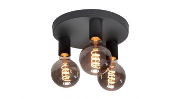 Highlight Plafondlamp Basic 3 Lichts Zwart