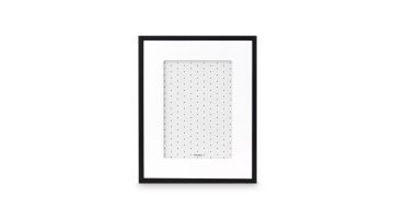 vtwonen Photo Frame Met Passe Partout Zwart 18x23x3 cm