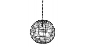 Trendhopper Hanglamp Mirana Ø55x55 cm Mat Zwart