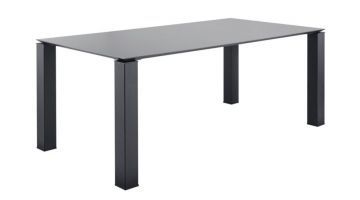 INHOUSE Eettafel Canarias HPL Grijs 200x100 cm