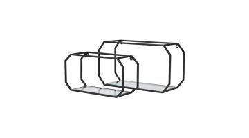 Profijt Meubel Wandrek Muksi zwart - set van 2