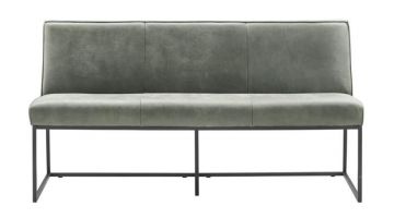 INHOUSE Eetbank Rona Donkergroen Leer