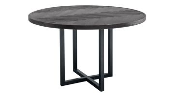Pronto Wonen Eettafel Vinito Rond Zwart 140 cm