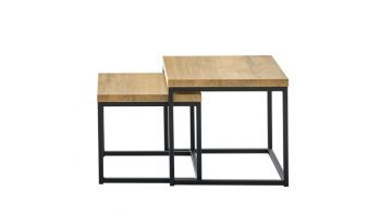 Profijt Meubel Bijzettafel Set van 2 Salernes