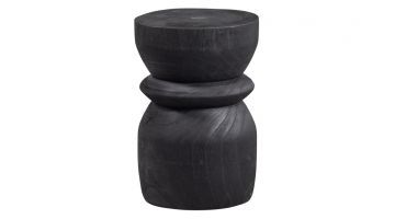 ​WOOOD Kruk Bikkel Zwart