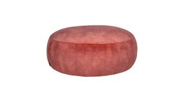 Poef Pastille Vintage Velvet Blush