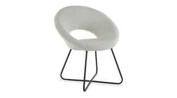 Trendhopper Eetkamerstoel Anthony Bouclé Crème