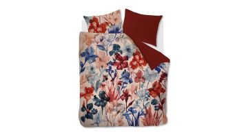 Beddinghouse Dekbedovertrek Iris Field Red