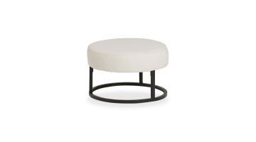 Trendhopper Poef Parijs 50 cm Ivoor