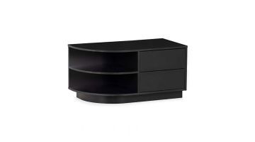 WOOOD TV-Meubel Rond Links Zwart