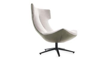 Baenks Draaifauteuil Hickson Hoog