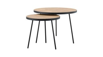 Profijt Meubel Salontafelset Zena Oranje Teak