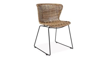 WOOOD Eetkamerstoel Wings Set van 2 - Naturel