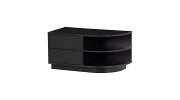 WOOOD TV-Meubel Rond Rechts Zwart
