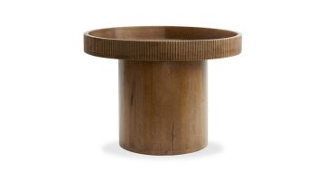 Light & Living Bijzettafel Kalomo Donkerbruin M