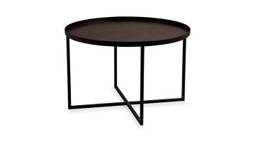 Masterlight Bijzettafel Cross Antique Brass Laag